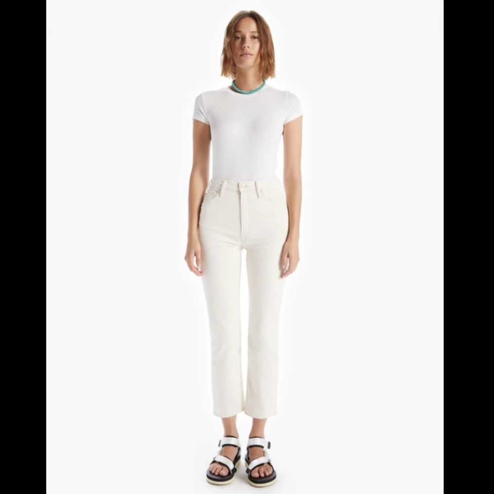 Mother Denim- High Waisted Rider Ankle Jean in Act Natural—Size 30